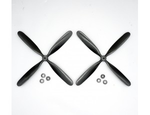 Dynam 10.5 x 8 4 Blade Normal & Reverse Propeller Set 